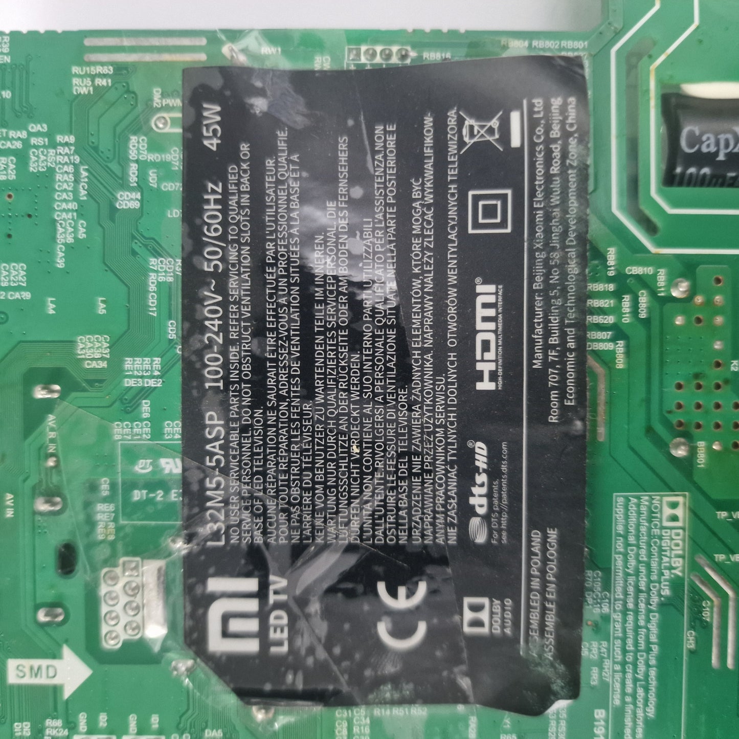 TPD.MS6683.PB792 Main Board Xiaomi