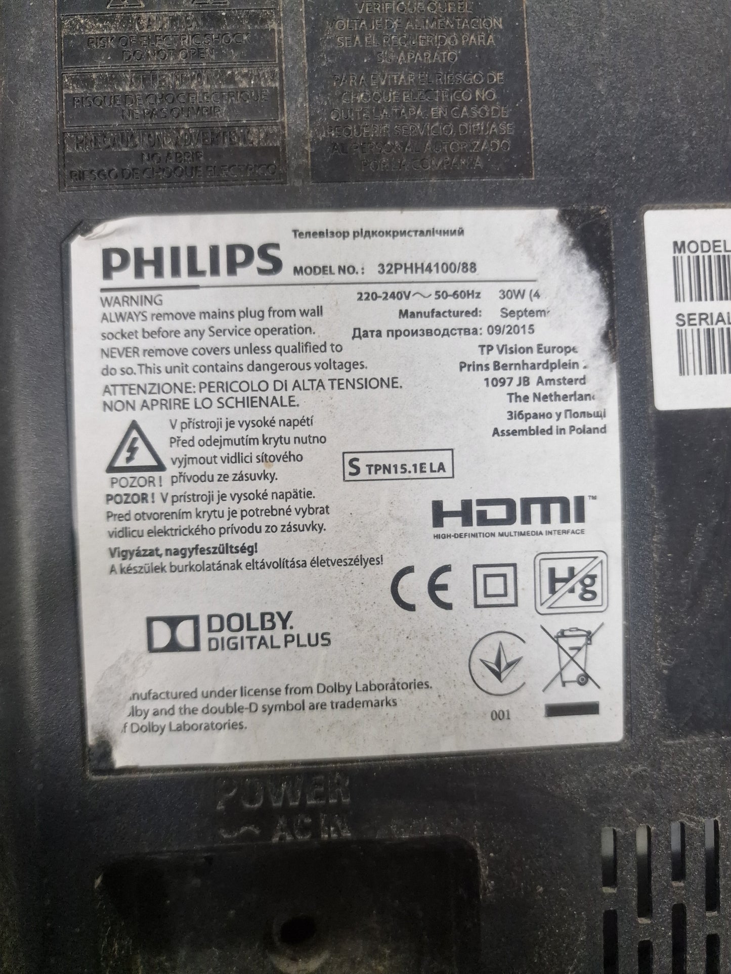 Placa Main 715G6947-M01-000-004T