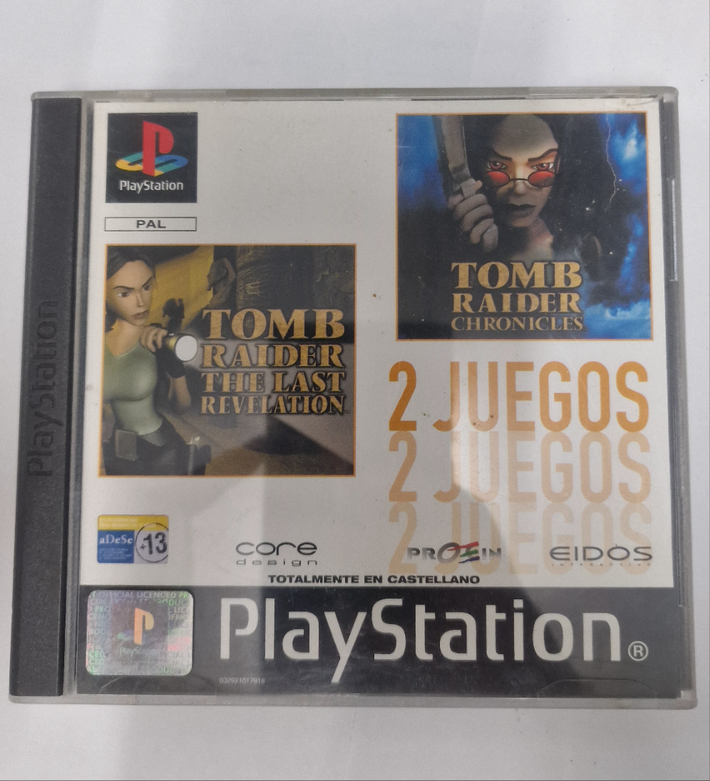 Tomb Raider Pack: The Last Revelation y Chronicles PS1