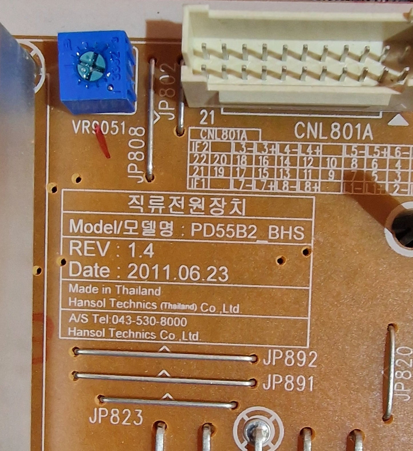 Fuente de alimentación BN44 - 00428B (PD55B2_BHS) - PIEZASTV