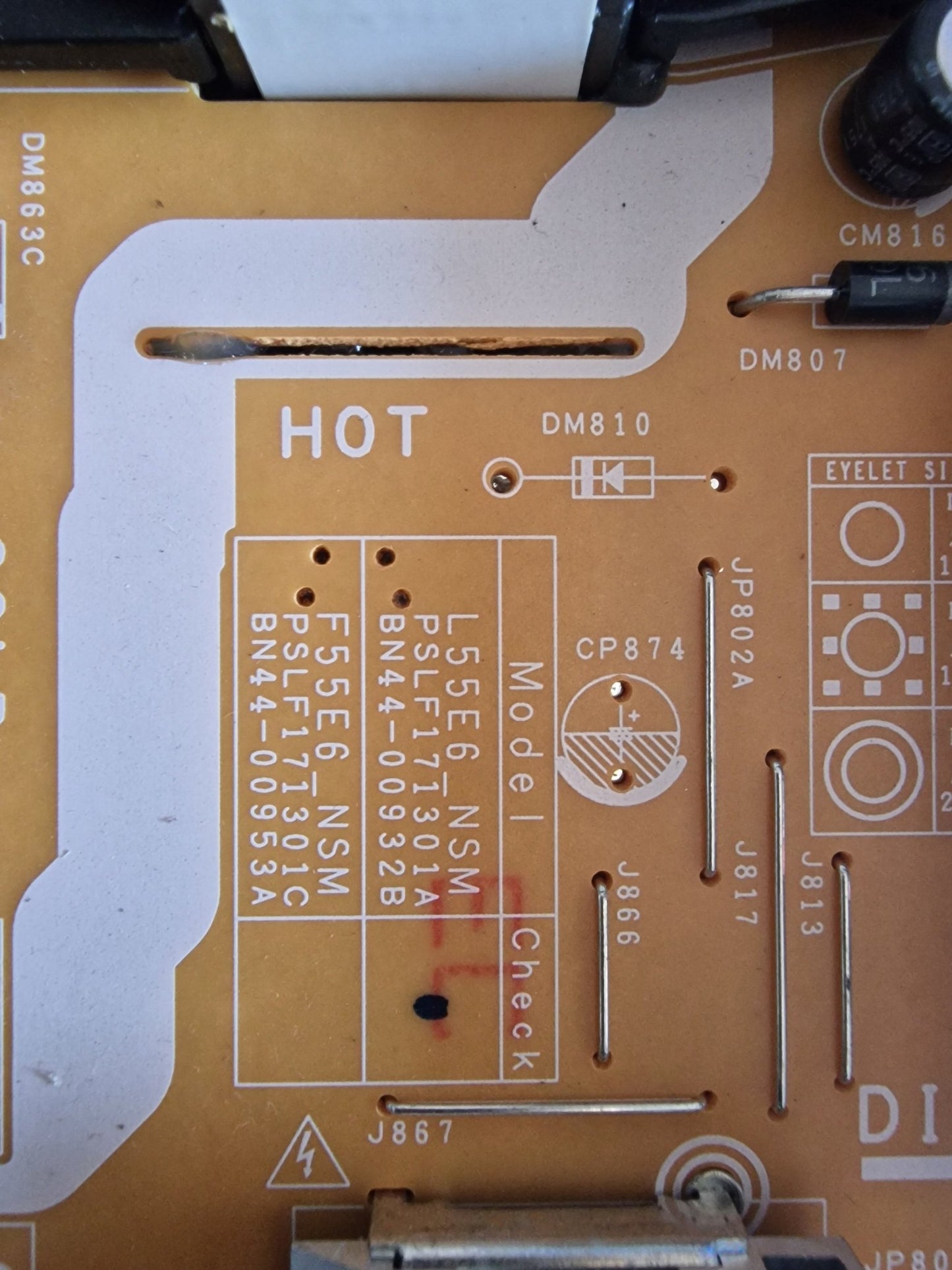 Fuente de alimentación L55E6_NSM PSLF171301A BN44 - 00932B - PIEZASTV