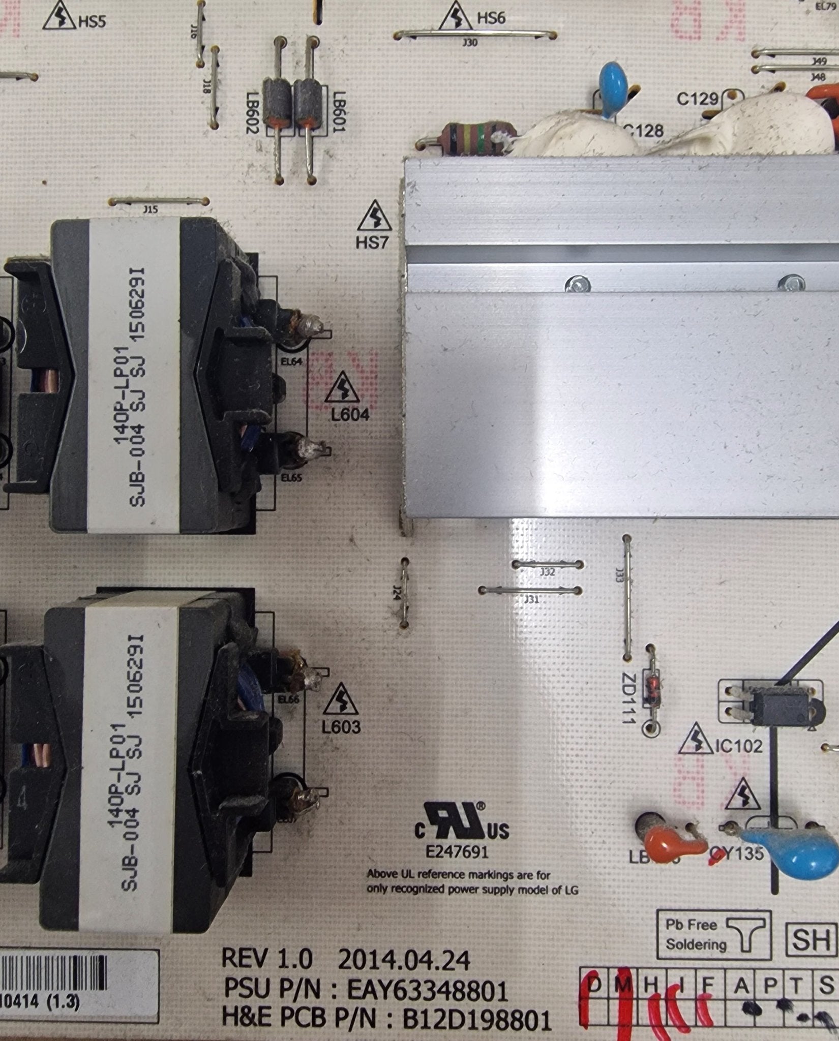 Fuente de alimentacion LG EAY63348801 - PIEZASTV