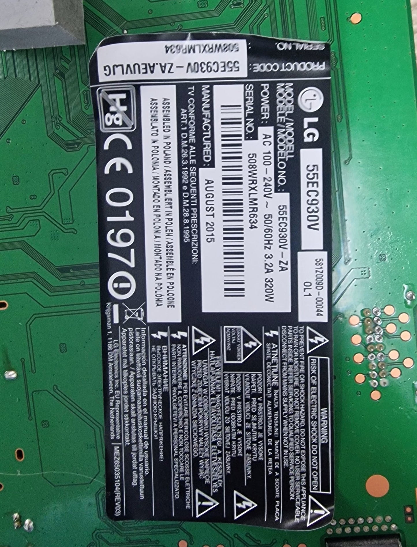 Fuente de alimentacion LG EAY63348801 - PIEZASTV