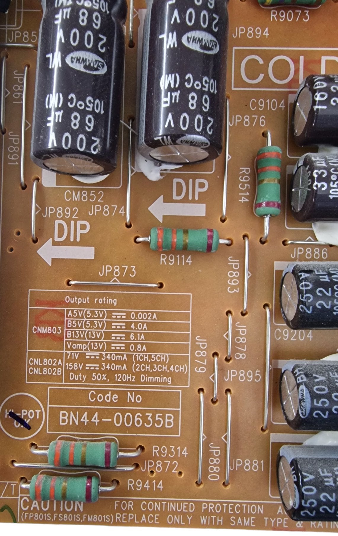 Fuente De Alimentación Samsung BN44 - 00635B L46U2P - PIEZASTV