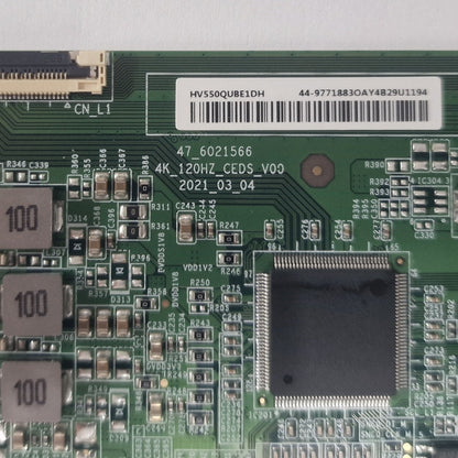 Placa TCon Hisense 55U7HQ 47_6021566 4k_120hz_ceds_v00