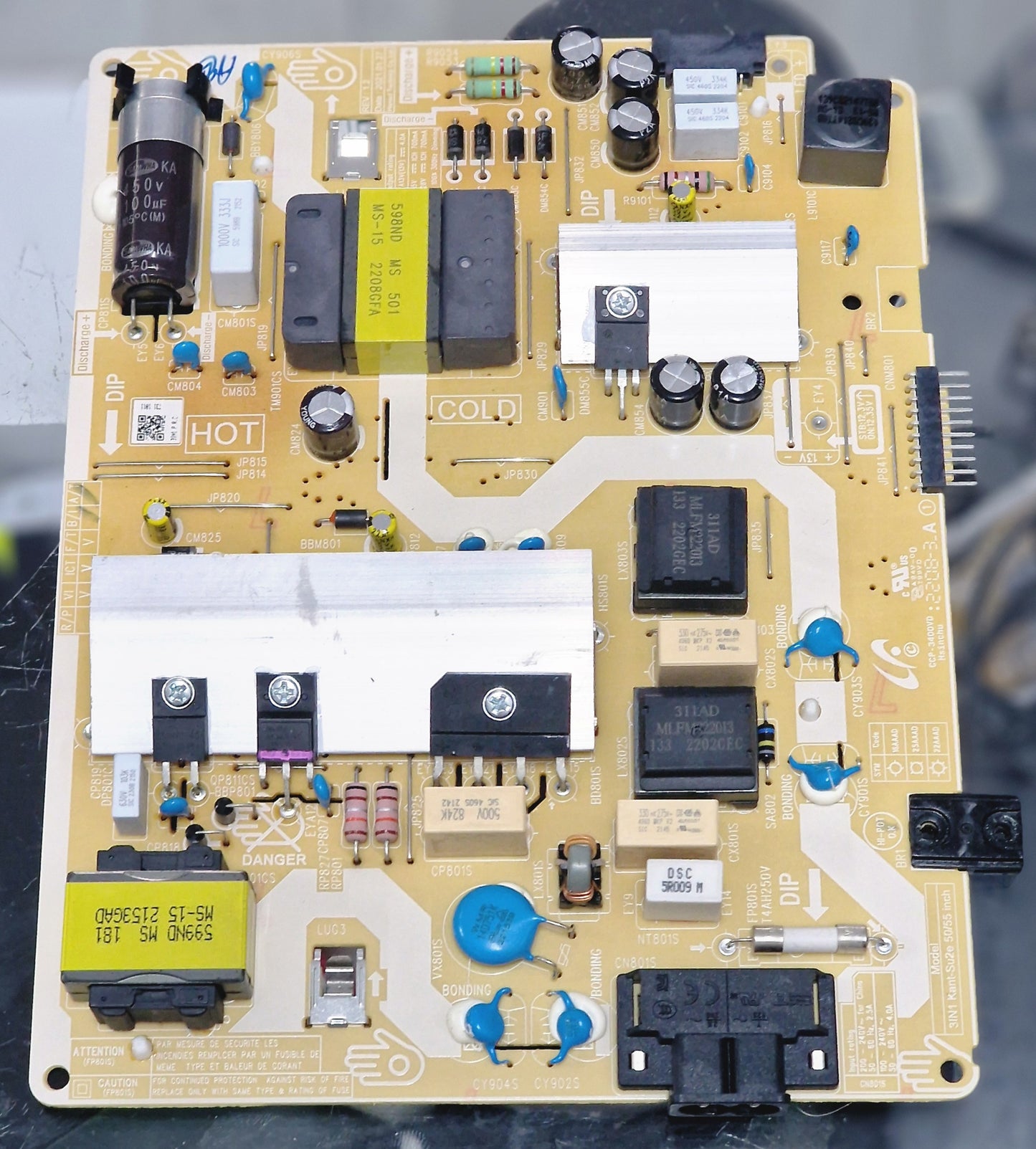 Fuente Alimentación SAMSUNG UE55AU7105K